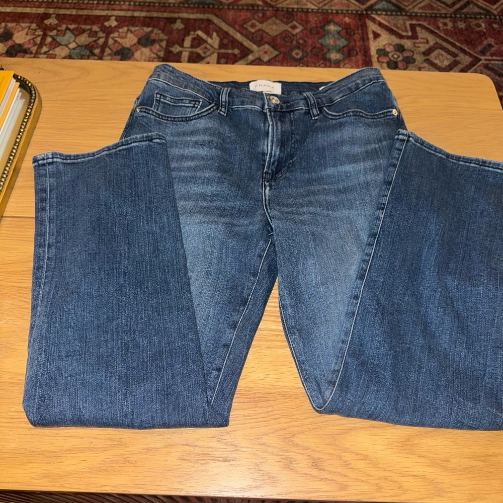 FRAME Le High Straight Jeans